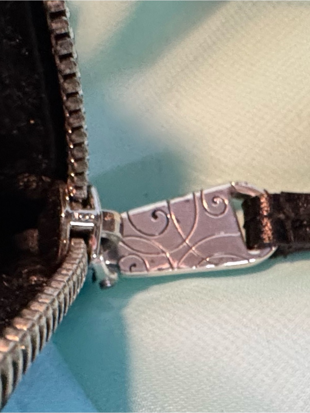 Brighton Black Embellished Wallet With Hearts - Picture 7 of 7